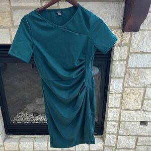 Elegant Teal Dress